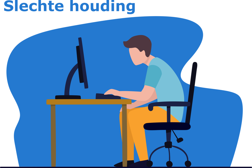 slechte zithouding rugklachten